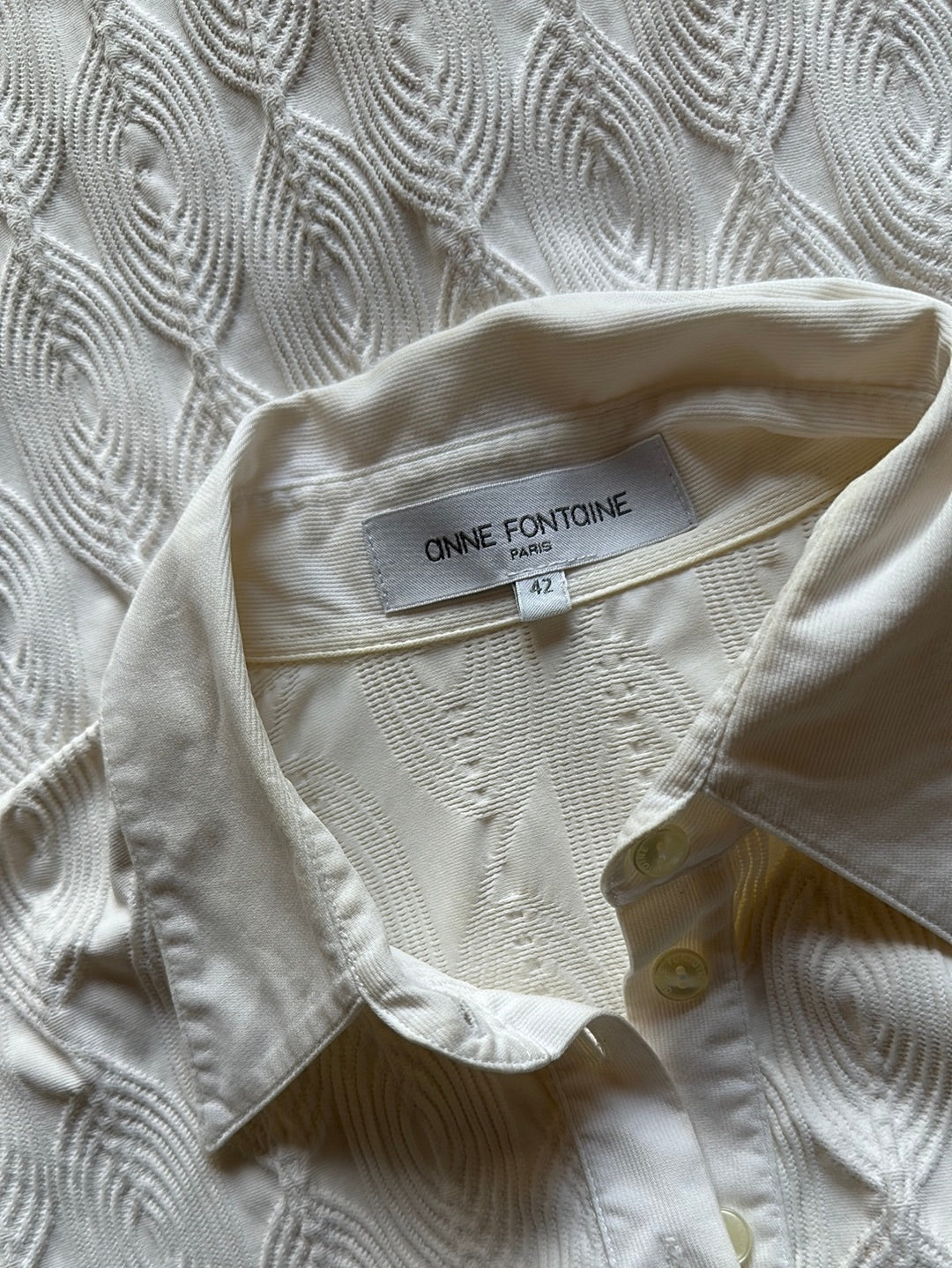 Anne Fontaine | Paris | shirt | size 10 | long sleeve