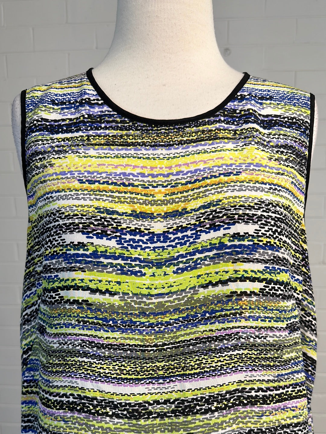 MARCS | top | size 10 | sleeveless | 100% silk