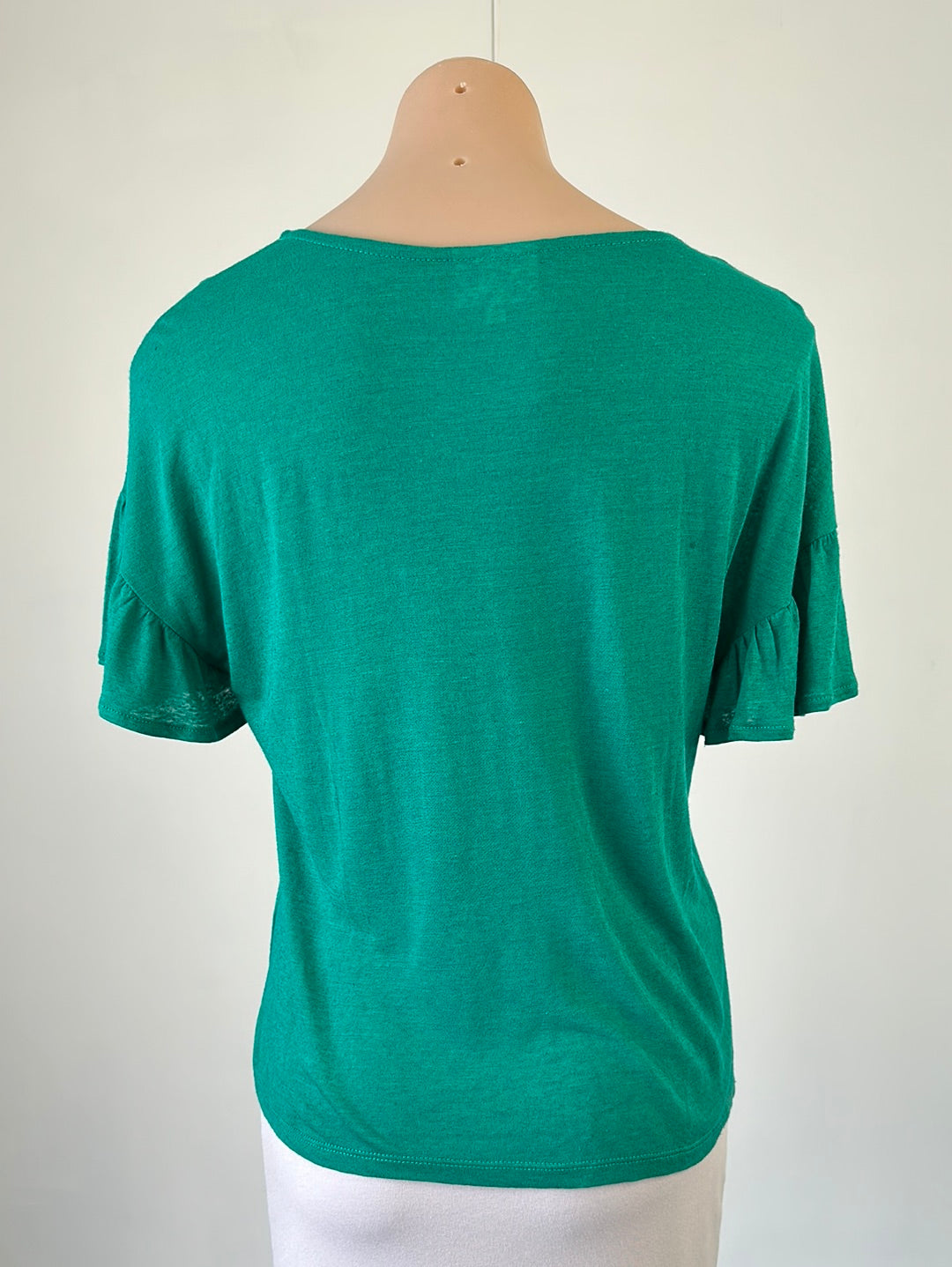 Seed | top | size 8 | short sleeve | linen modal blend