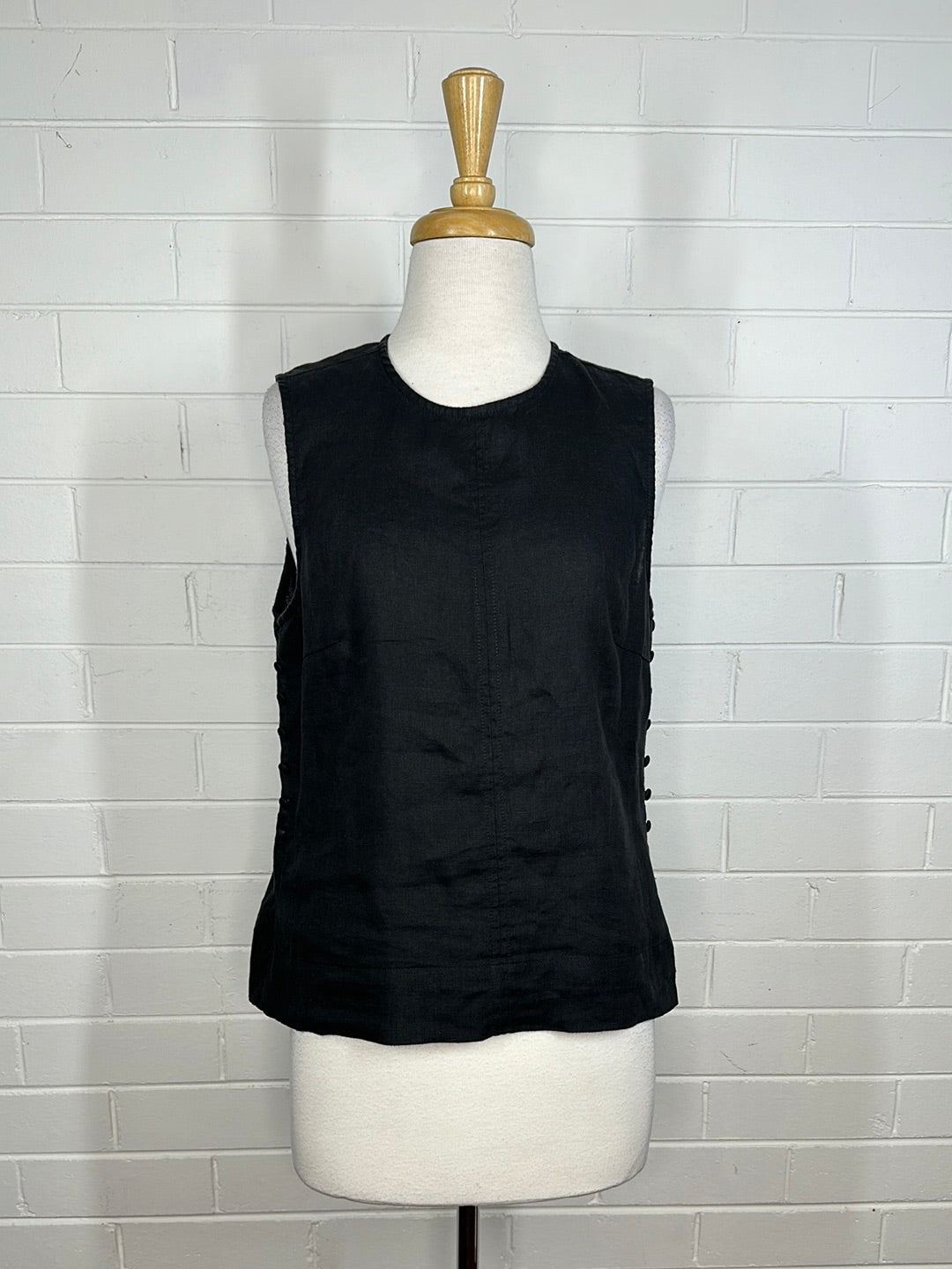 Morrison | top | size 10 | sleeveless | 100% linen