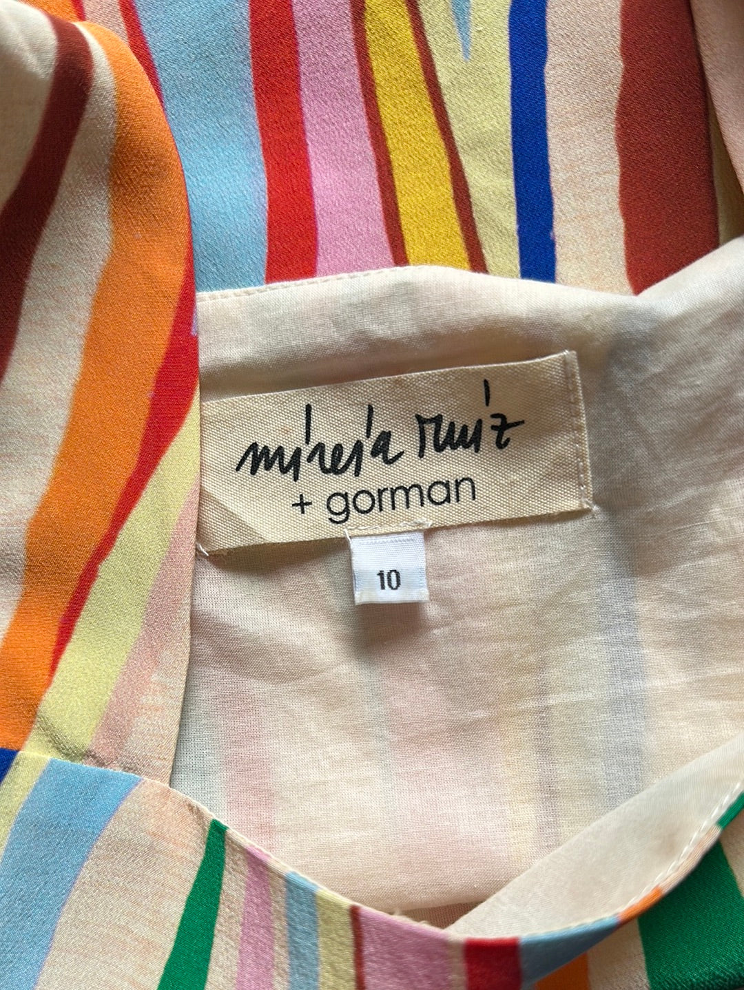 Gorman | top | size 10 | sleeveless | 100% cotton