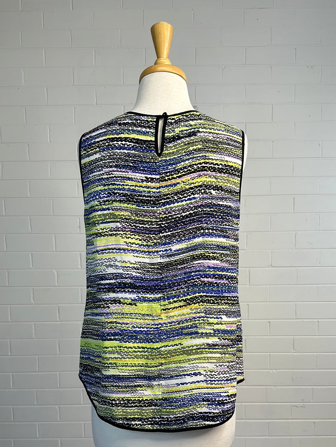 MARCS | top | size 10 | sleeveless | 100% silk