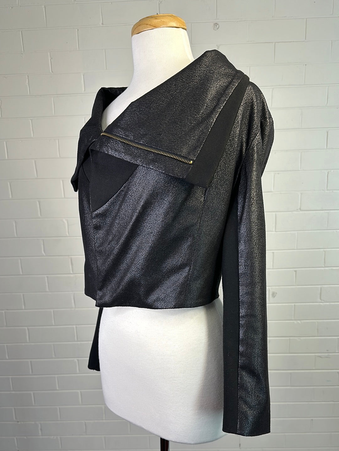 Shona Joy | jacket | size 8 | zip front | made in Australia 🇦🇺