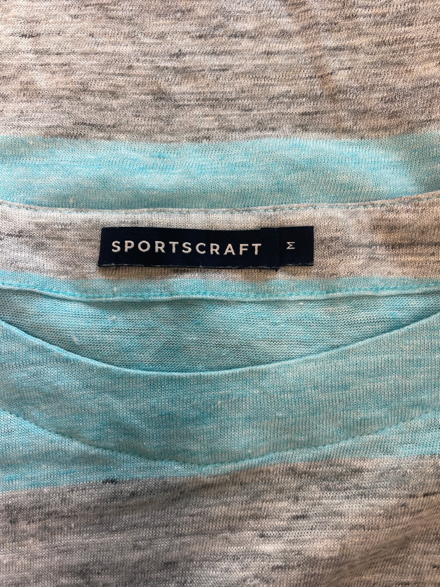 Sportscraft | top | size 12 | long sleeve | 100% linen