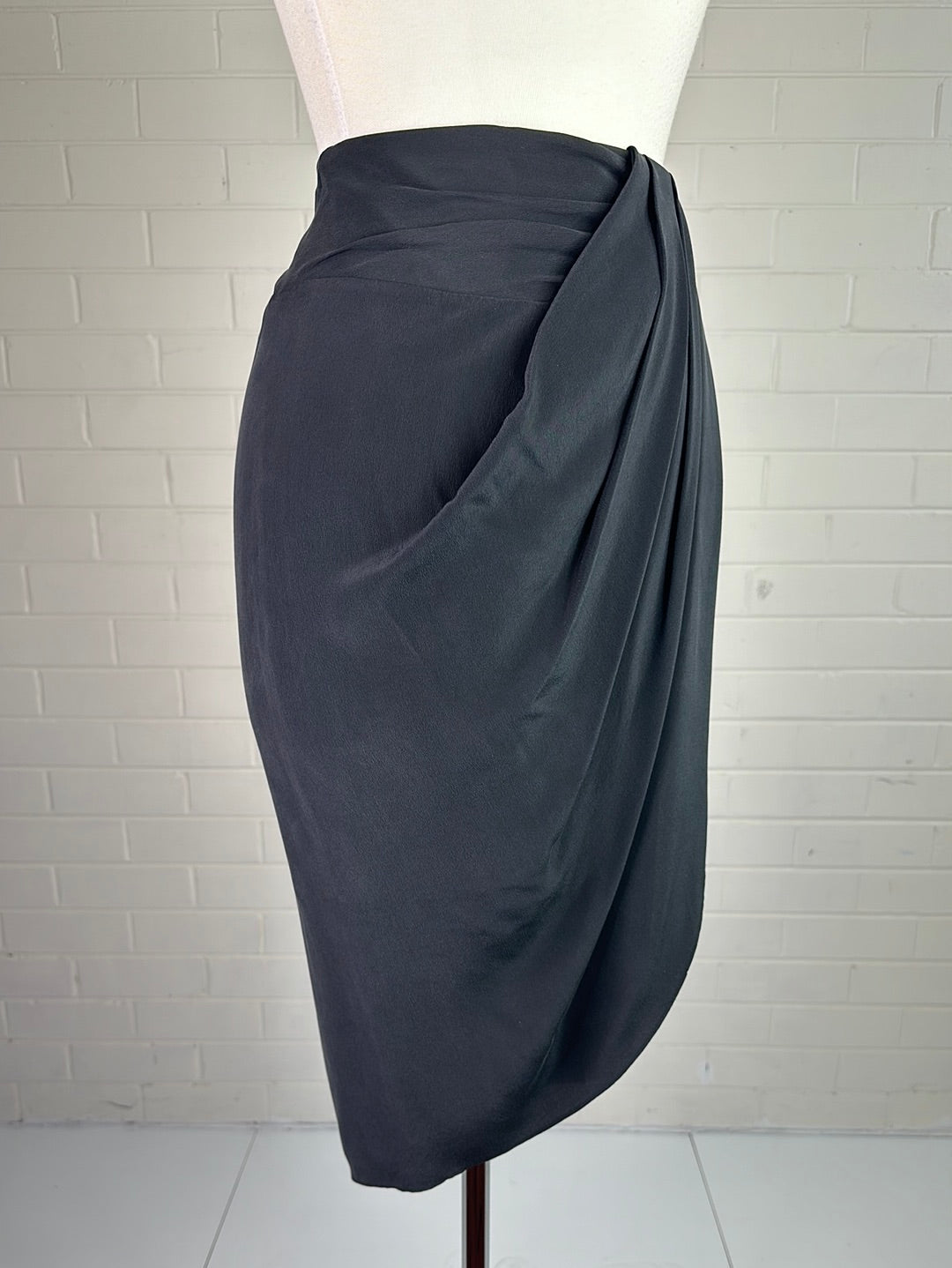 Rodeo Show | skirt | size 8 | midi length | 100% silk | new with tags