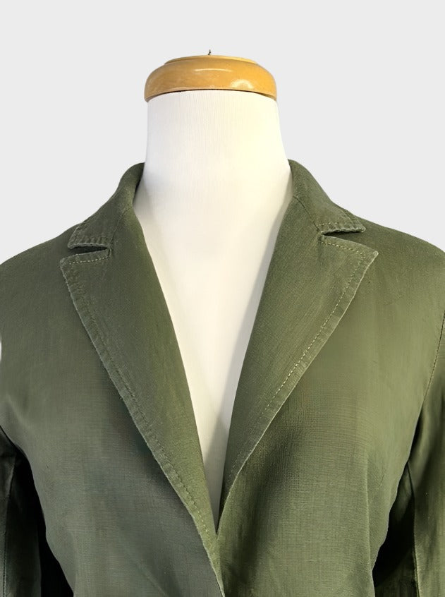 United Colors of Benetton | Italy | jacket | size 10 | single breasted | 100% linen