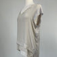 FOIL | New Zealand | top | size 12 | cap sleeve | linen & silk