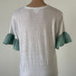 Seed | top | size 8 | elbow length sleeve | 100% linen