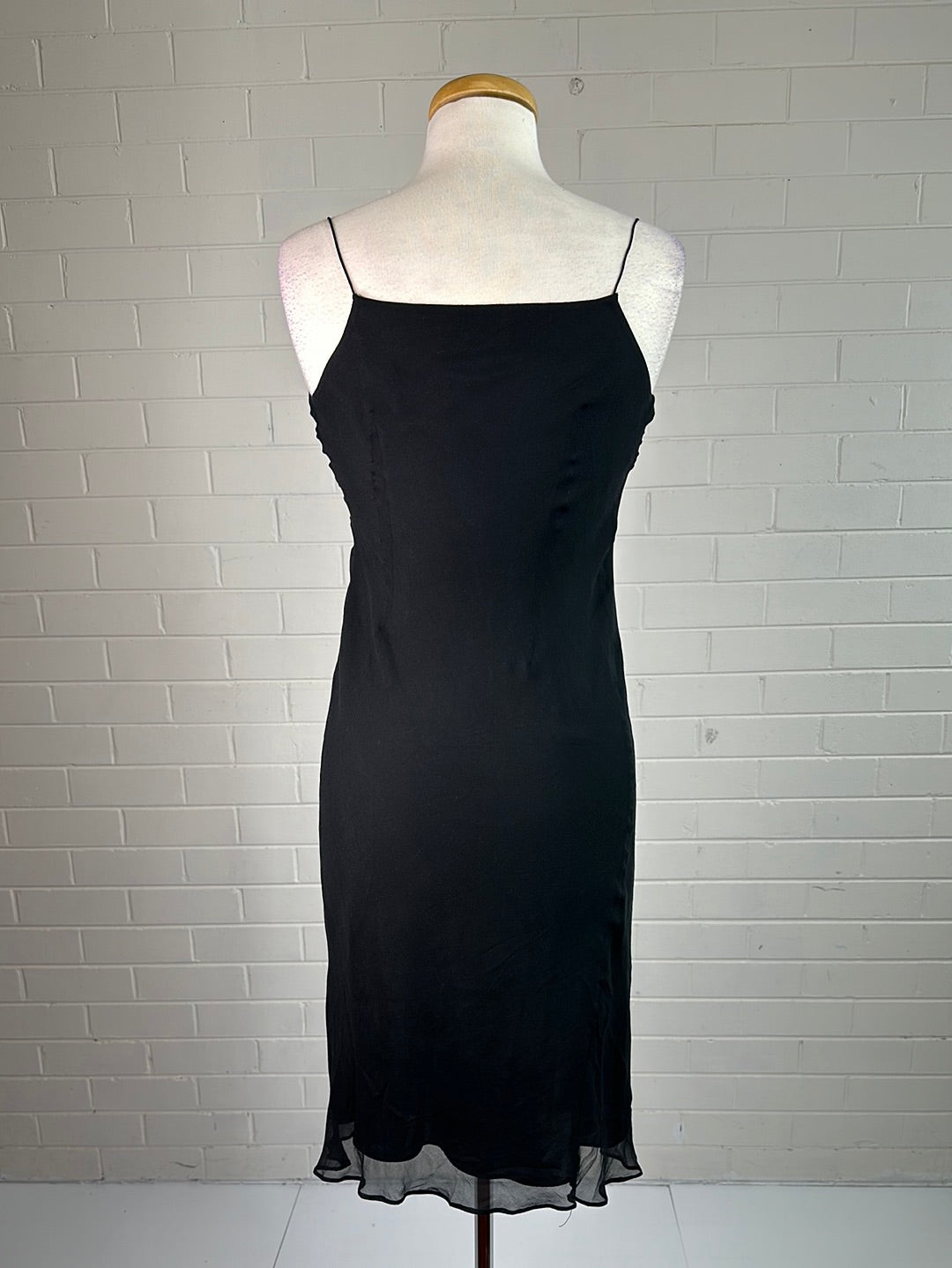 George | vintage 90's | dress | size 8 | midi length | 100% silk | made in Australia 🇦🇺