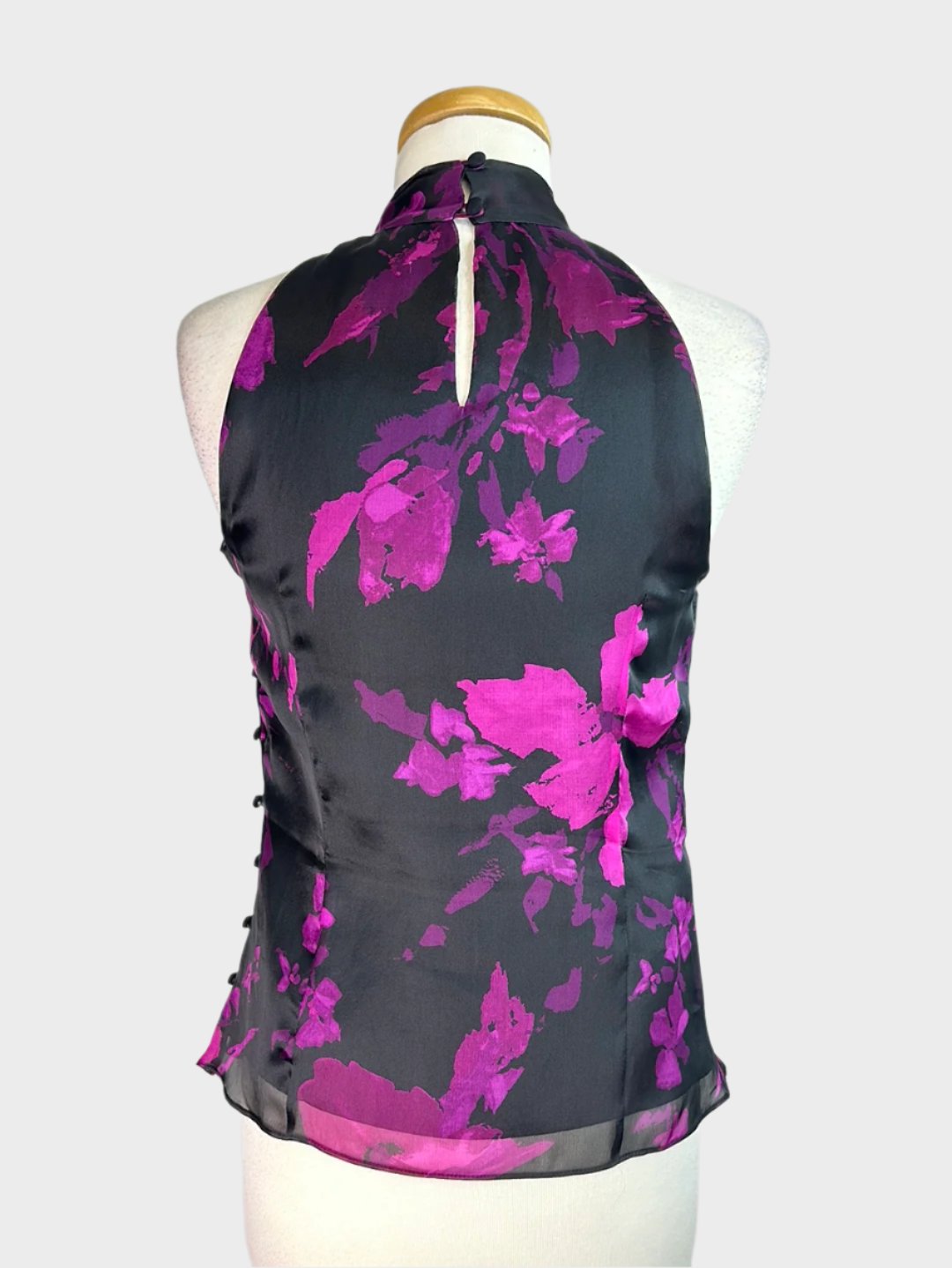 MILLY | New York | top | size 12 | sleeveless | 100% silk | made in the USA