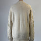 No label | vintage 80's | sweater | size 14 | crew neck | 100% wool | made in Hong Kong