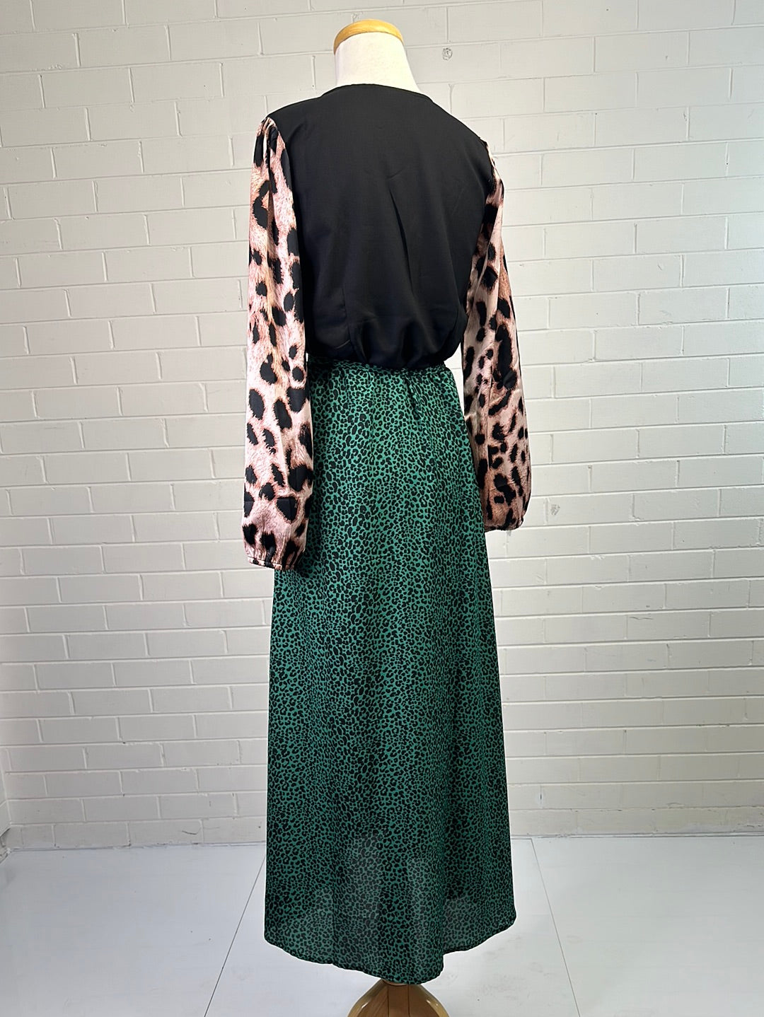 Dancing Leopard | dress | size 8 | maxi length