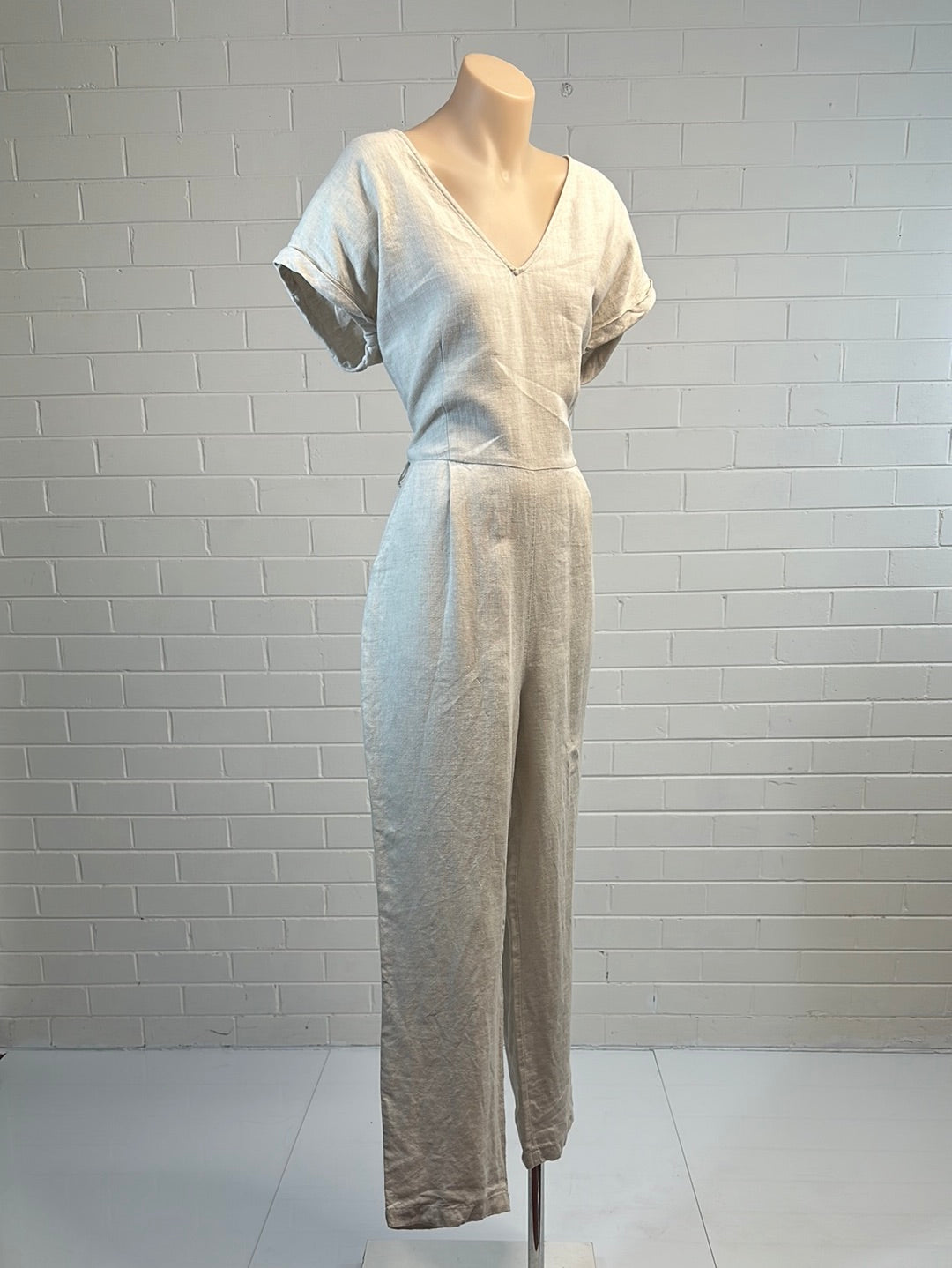 JAG | pantsuit | size 10 | tapered leg | 100% linen