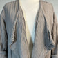 Nina Kendosa | Paris | jacket | one size | open front | linen cotton blend | made in Italy