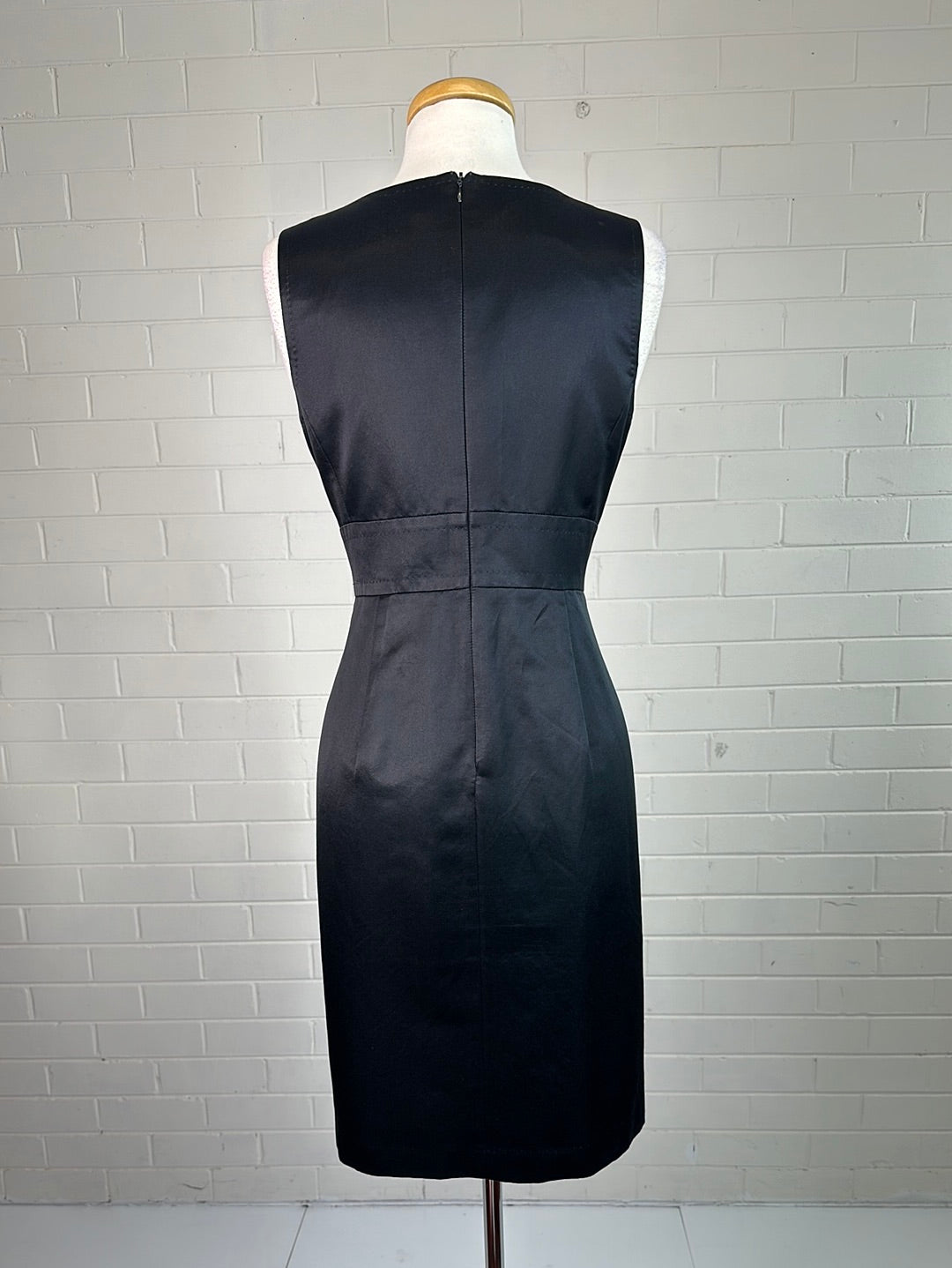 Anna Thomas | dress | size 12 | knee length | cotton silk blend | made in Australia 🇦🇺