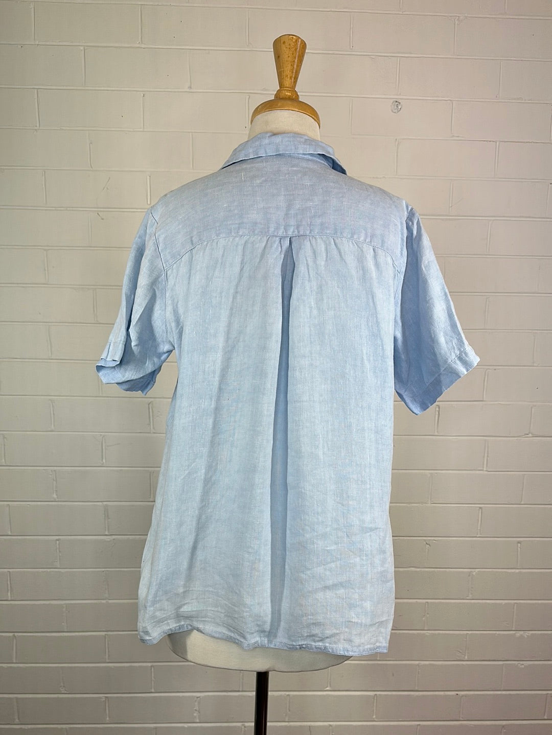 Ignazia | shirt | size 12 | short sleeve | 100% linen