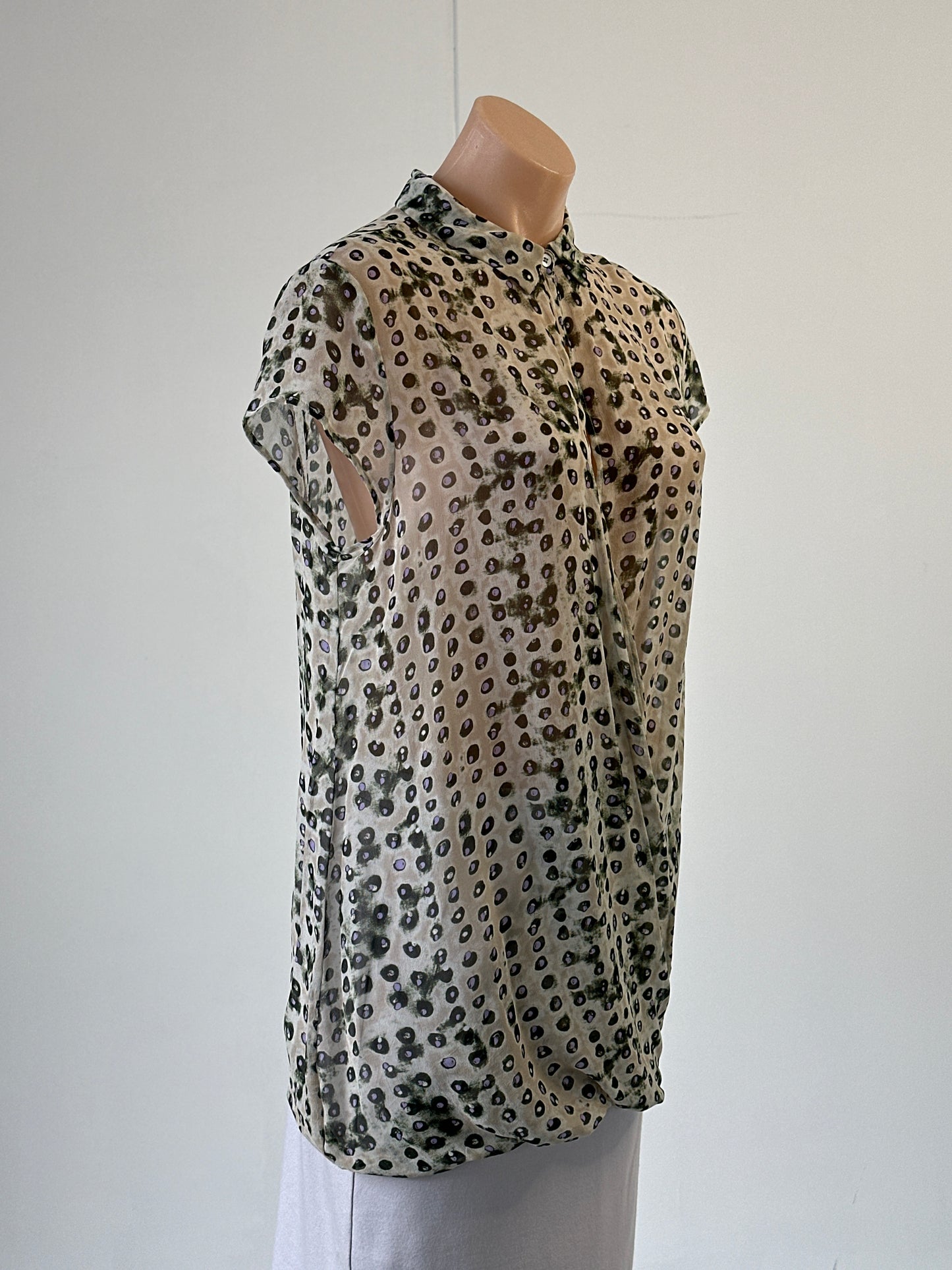 Transit Par Such | Italy | top | size 10 | cap sleeve | made in Italy