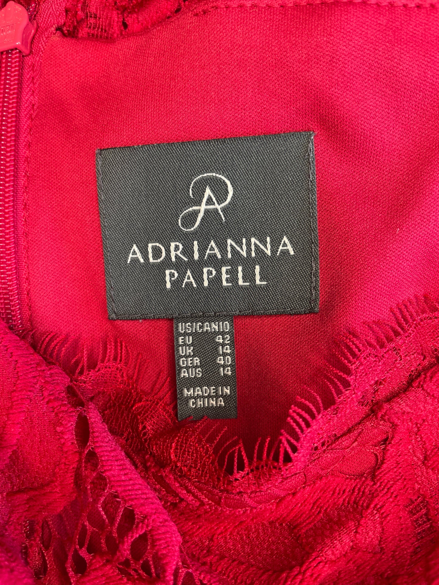 Adrianna Papell | New York | dress | size 14 | mini length