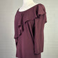 See by Chloé | Paris | top | size 8 | three quarter sleeve | 100% silk