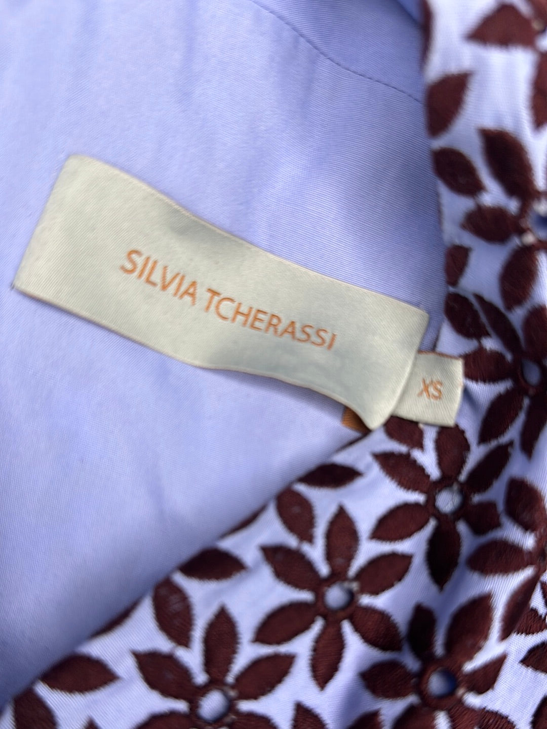 SILVIA TCHERASSI | Miami | dress | size 8 | maxi length | 100% cotton | made in Colombia