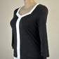 Queenspark | top | size 18 | three quarter sleeve