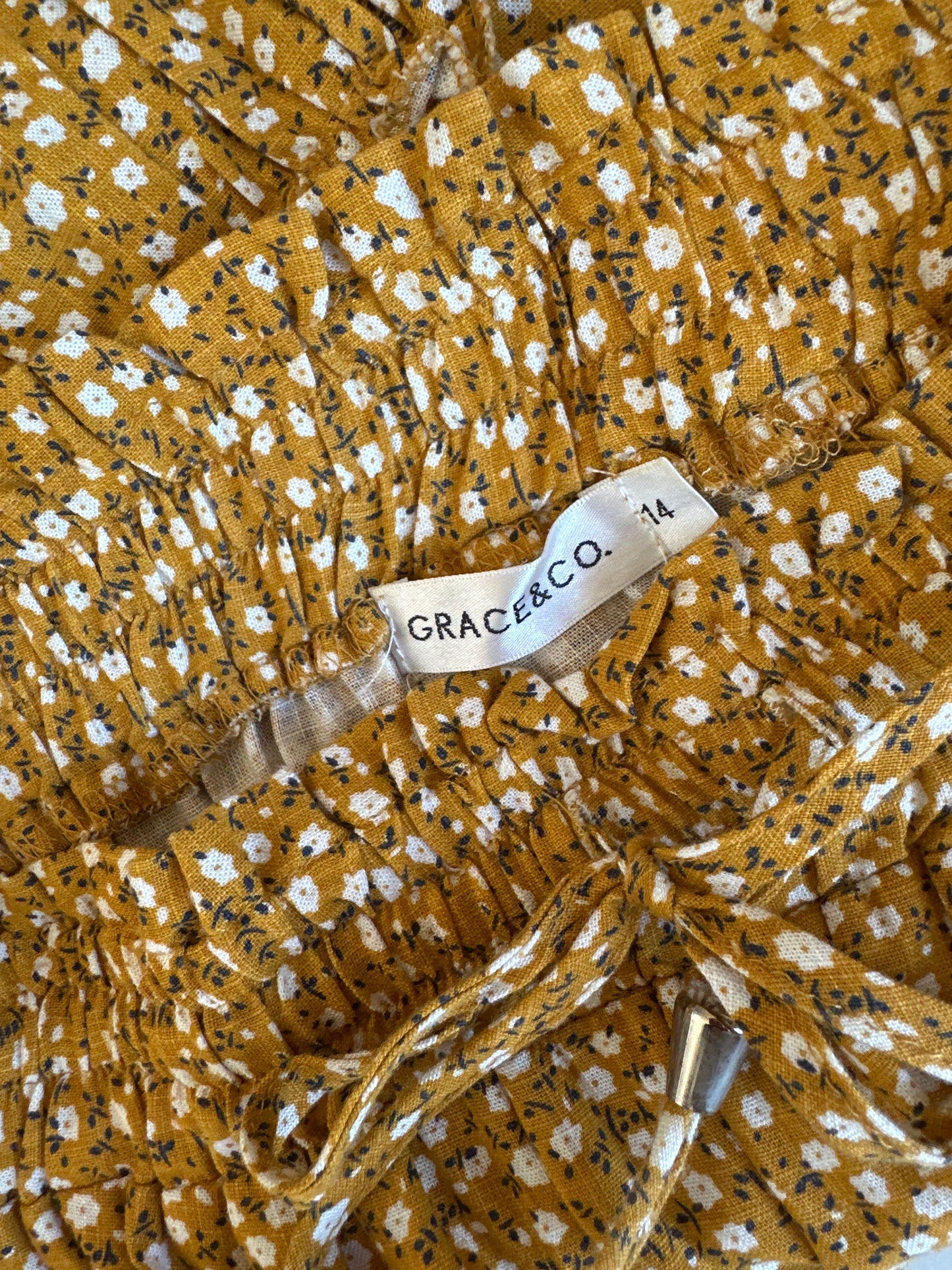 Grace & Co. | skirt | size 14 | mini length | 100% cotton