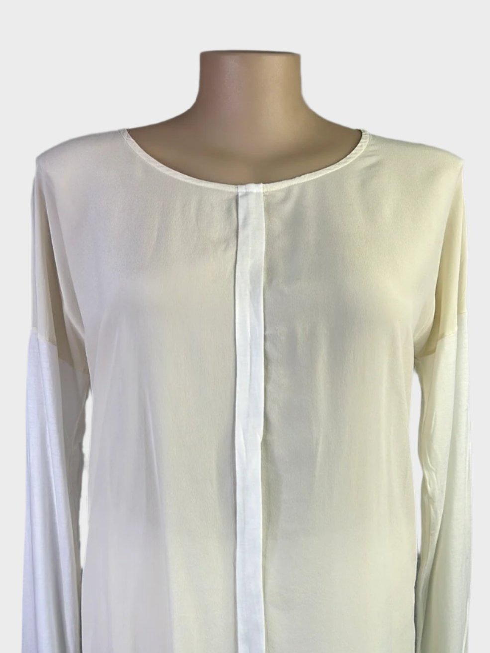 Trenery | top | size 14 | long sleeve | 100% silk