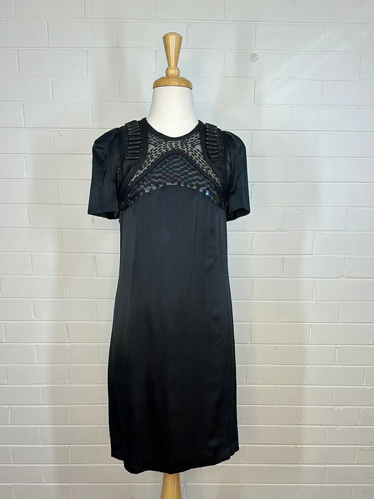 Rue du Mail | Paris | dress | size 8 | knee length | 100% silk