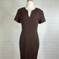 Carla Zampatti | vintage 90's | dress | size 8 | knee length | 100% wool