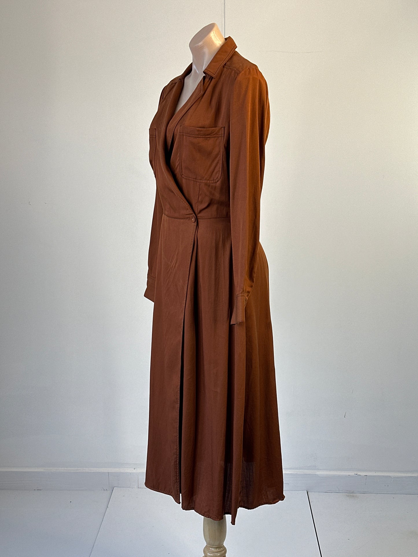 Witchery | dress | size 14 | maxi length | 100% lyocell