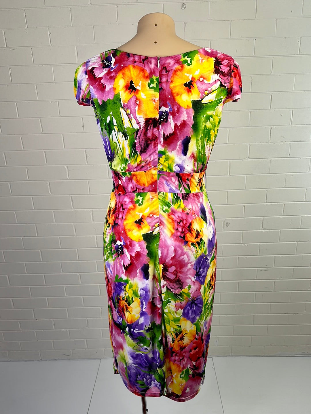 Anthea Crawford | dress | size 16 | midi length | made in Australia