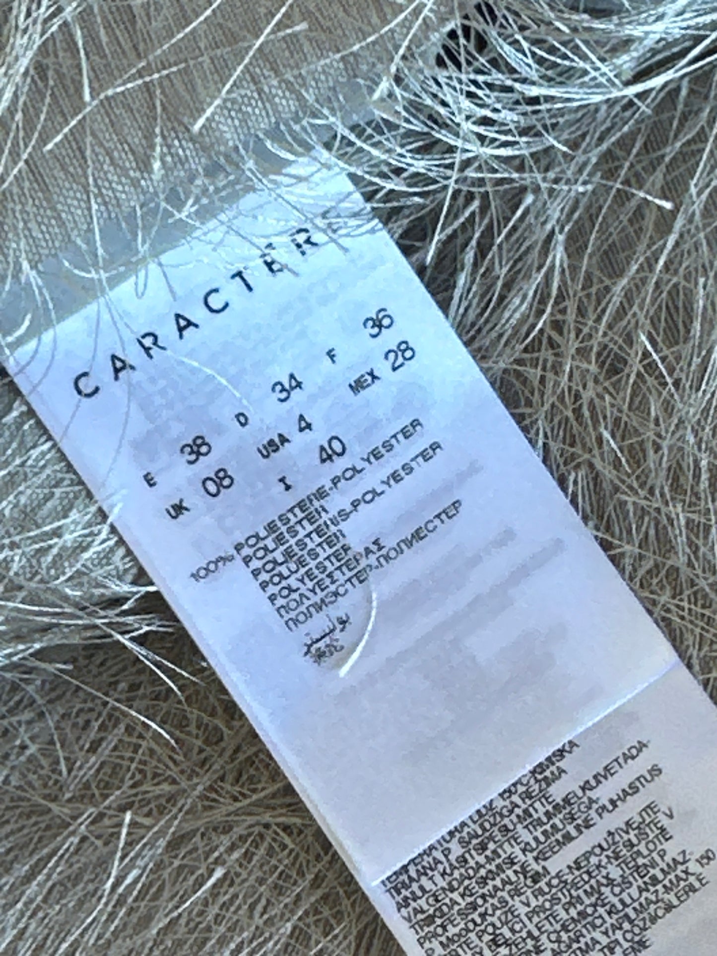 Caractēre | Italy | dress | size 8 | knee length | made in Italy