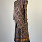 Stitches | vintage 80's | skirt & shirt set | size 14 | length