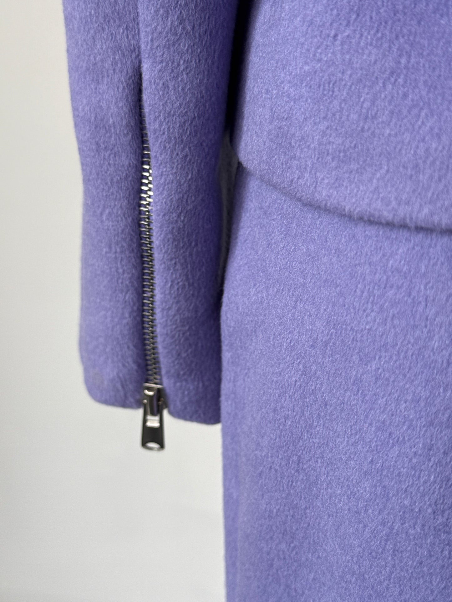 Guy Laroche | Paris | skirt & jacket set | size 8 | knee length | wool angora blend | made in France