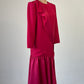 Ninette | vintage 80's | dress | size 12 | midi length