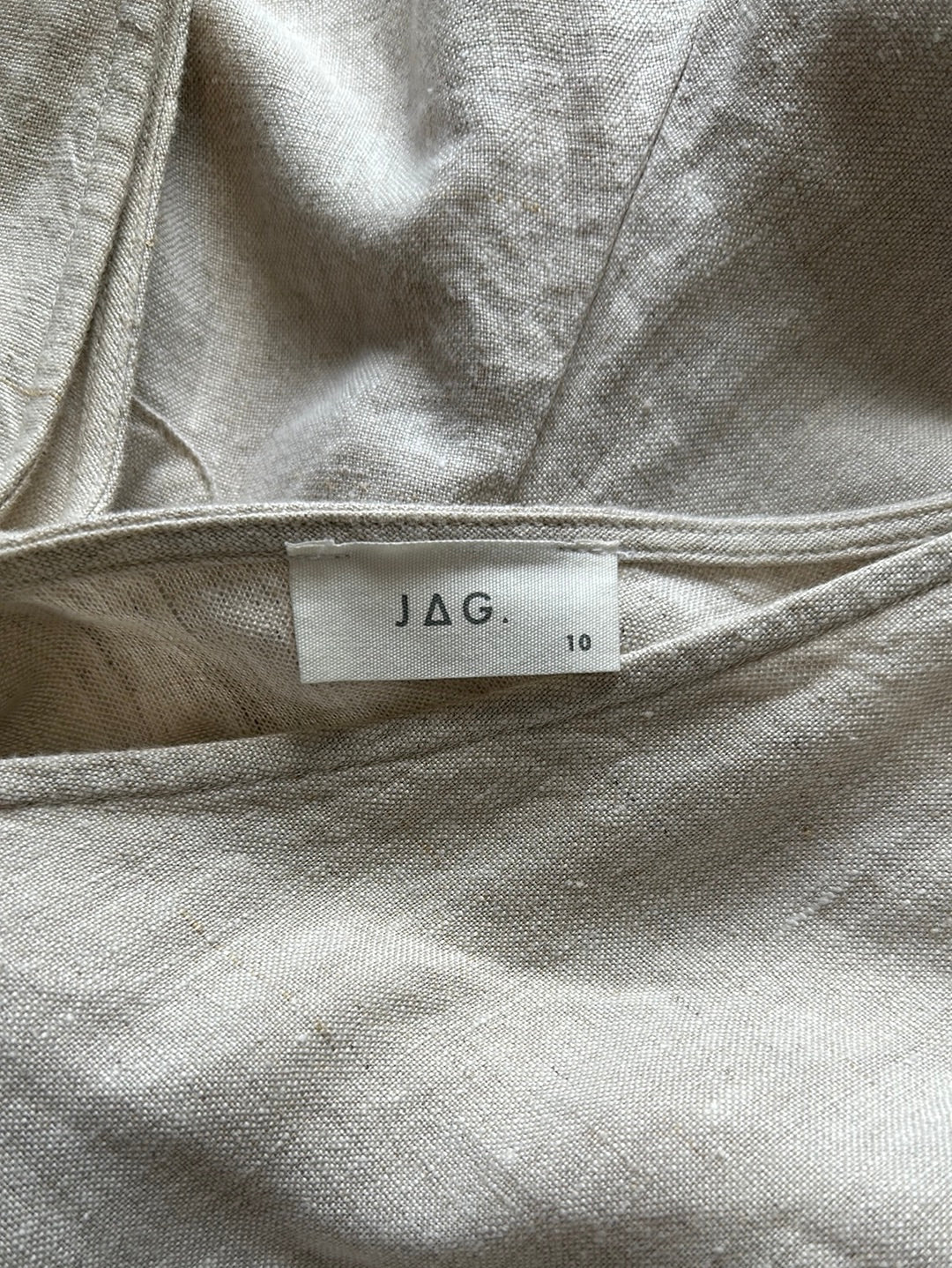 JAG | pantsuit | size 10 | tapered leg | 100% linen