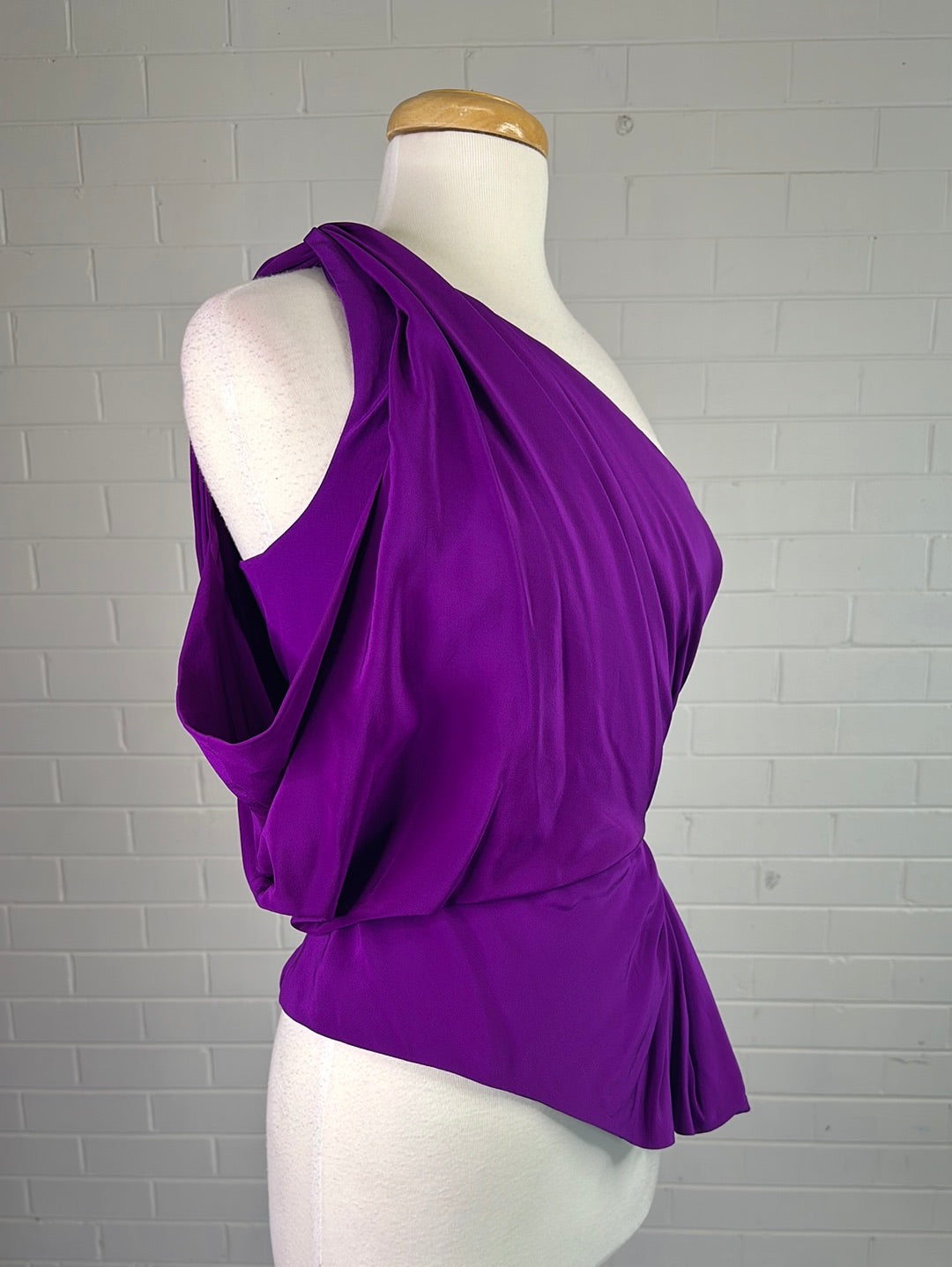 Aurelio Costarella | top | size 8 | sleeveless | 100% silk