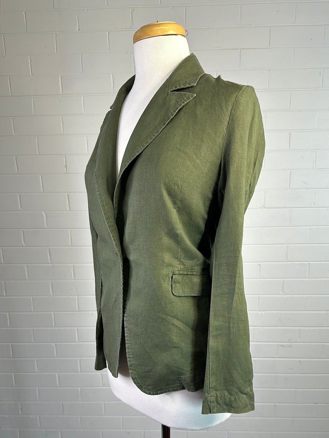 United Colors of Benetton | Italy | jacket | size 10 | single breasted | 100% linen