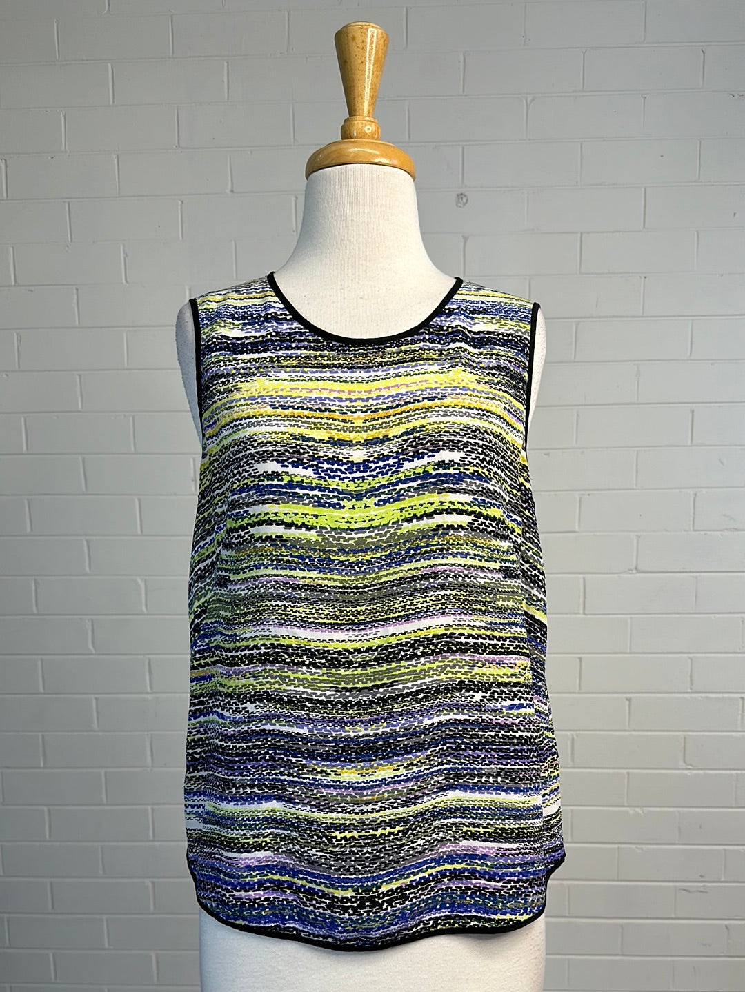 MARCS | top | size 10 | sleeveless | 100% silk