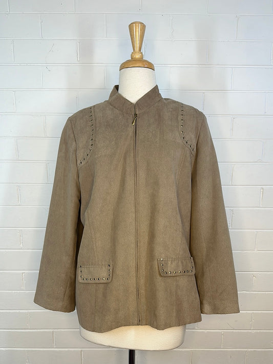 Fella Hamilton | jacket | size 16 | zip front