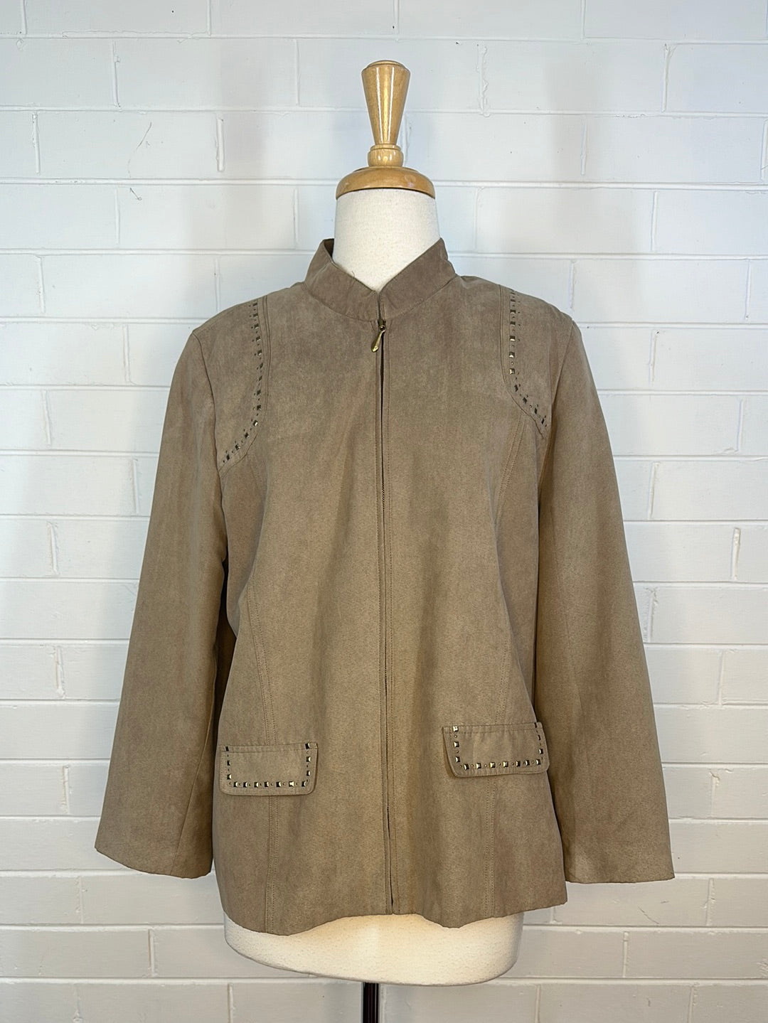 Fella Hamilton | jacket | size 16 | zip front |MISSING?