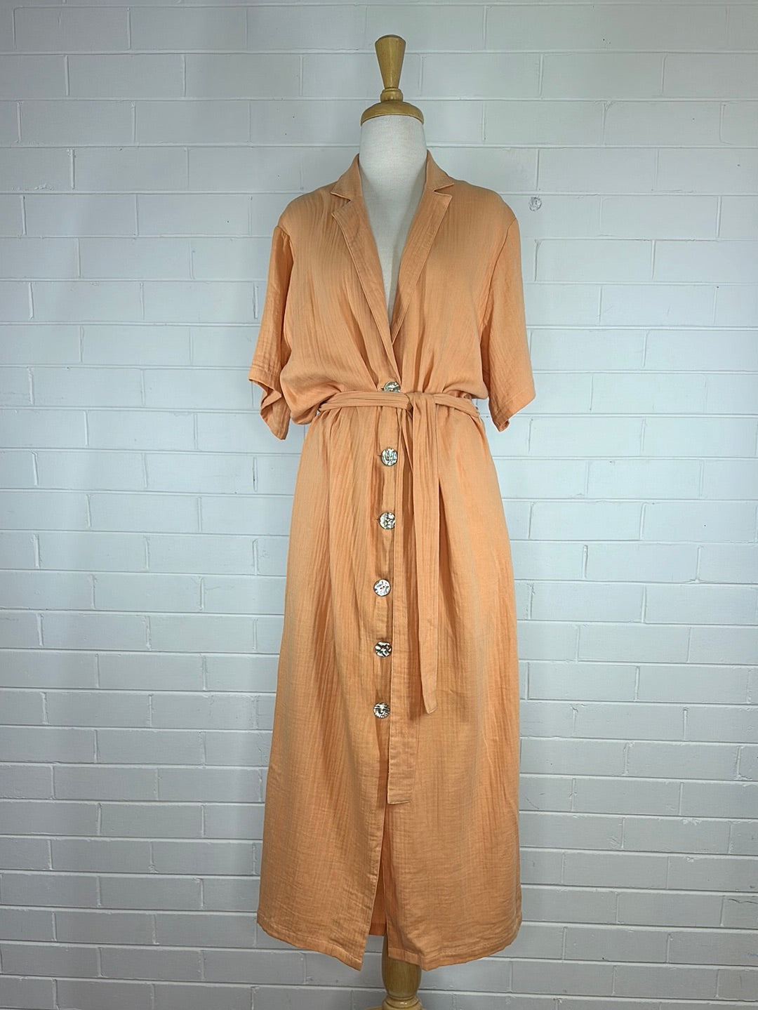 MAURIE + EVE | dress | size 14 | maxi length | 100% cotton