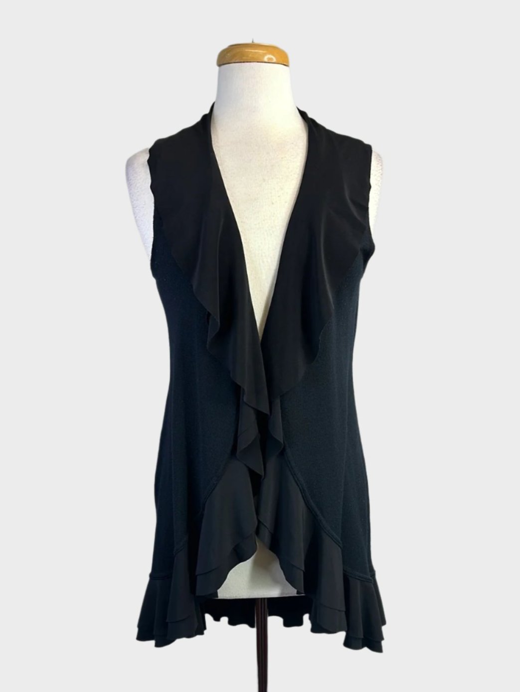 ALIZA | New Zealand | vest | size 12 | open front | 100% wool | made in New Zealand