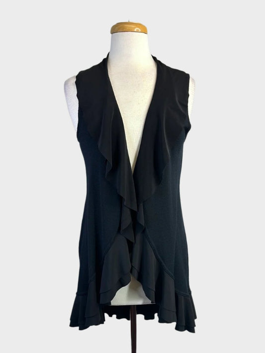 ALIZA | New Zealand | vest | size 12 | open front | 100% wool | made in New Zealand