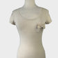 EMPORIO ARMANI | Italy | top | size 10 | cap sleeve | made in Italy