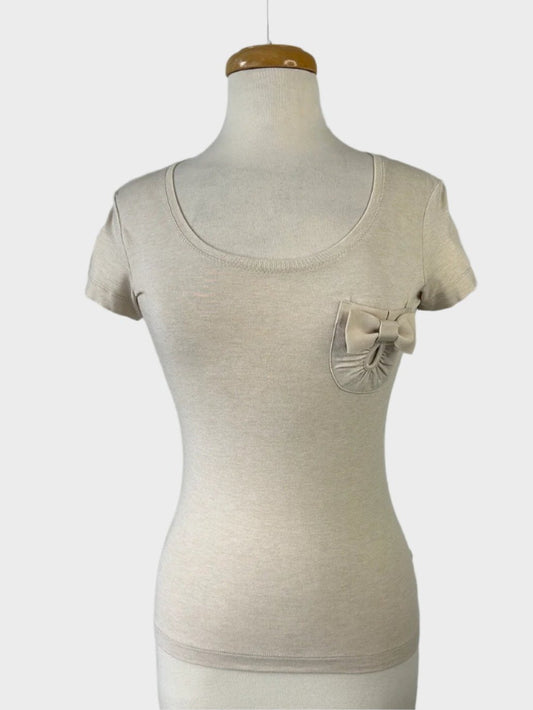 EMPORIO ARMANI | Italy | top | size 10 | cap sleeve | made in Italy