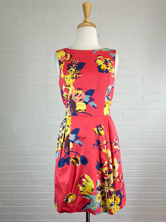 Cue | dress | size 10 | knee length | 100% cotton | made in Australia