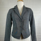 Agnes B | Paris | jacket | size 8 | single breasted | linen cotton blend