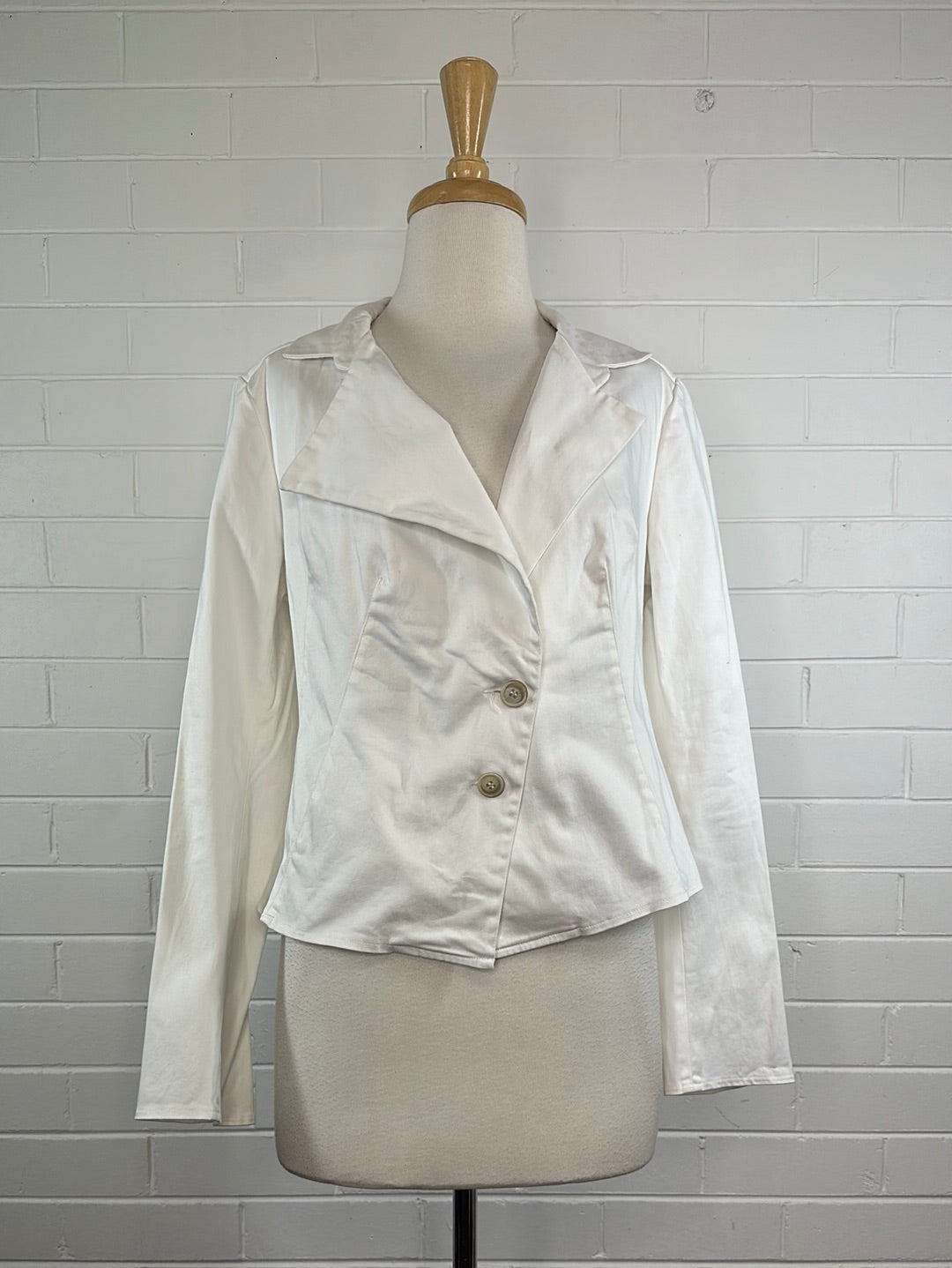 Carla Zampatti | jacket | size 12 | asymmetric