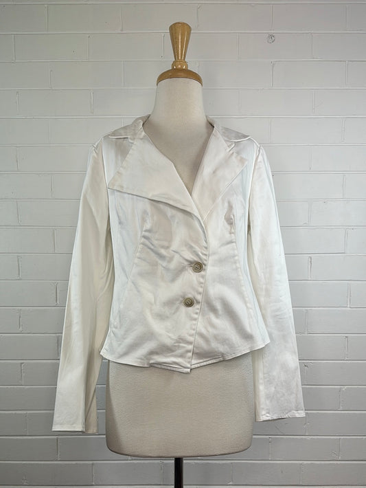 Carla Zampatti | jacket | size 12 | asymmetric